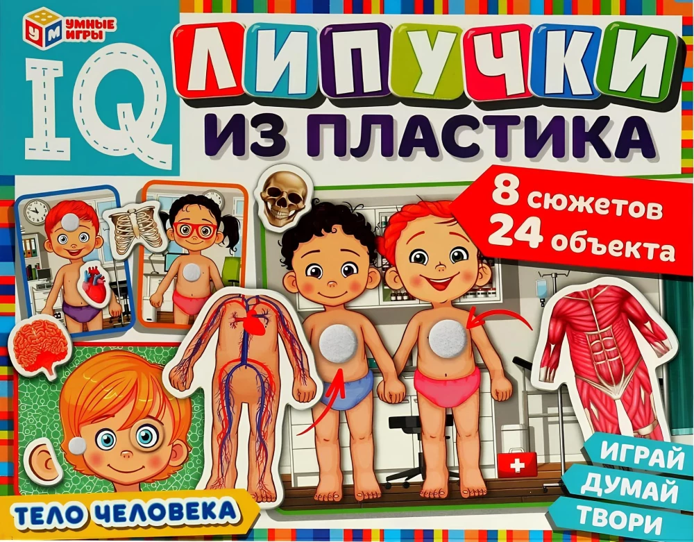 IQ-липучки из пластика - Тело человека