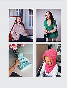 Knitting OVERSIZE. Where comfort meets fashion. A practical guide to designer knitting with needles