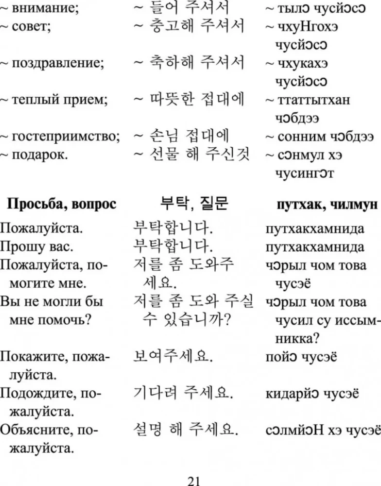 Russisch-koreanisches Gesprächsbuch