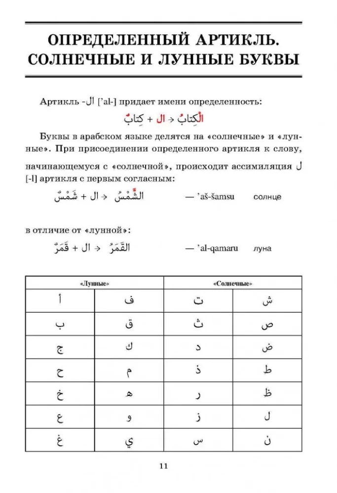 Arābu gramatika tabulās un shēmās