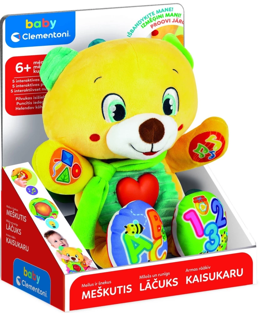 Развивающая говорящая игрушка Clementoni - Baby Bear