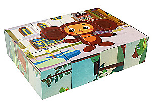 Tschiburashka. Set aus 12 Würfeln