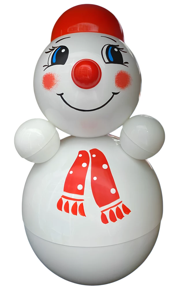 Игрушка-неваляшка -  Снеговик