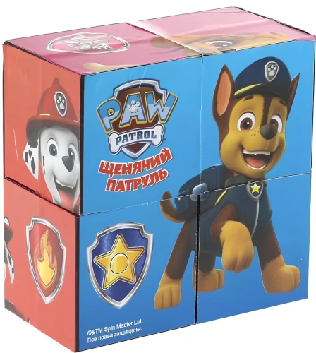 Psi Patrol. Zestaw 4 kostek