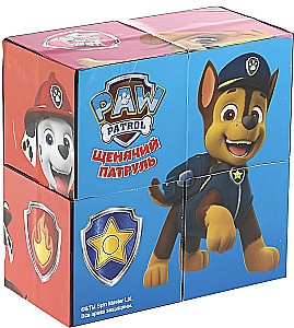 Psi Patrol. Zestaw 4 kostek