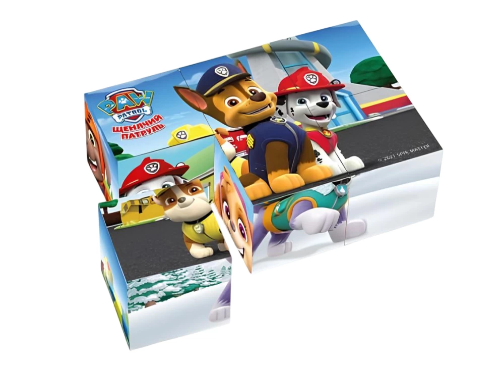 Paw Patrol. Zestaw 6 kostek