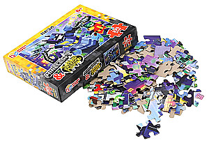 Puzzle - Inspiriert von Minecraft & Schwarzer Ritter, 104 Teile