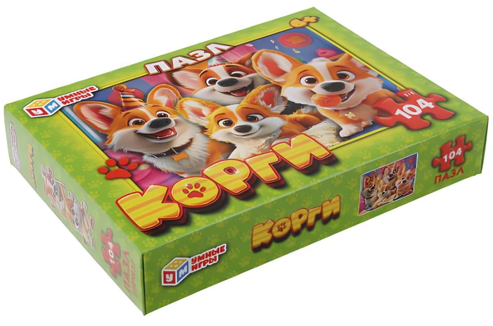 Puzzle - Corgi, 104 Teile
