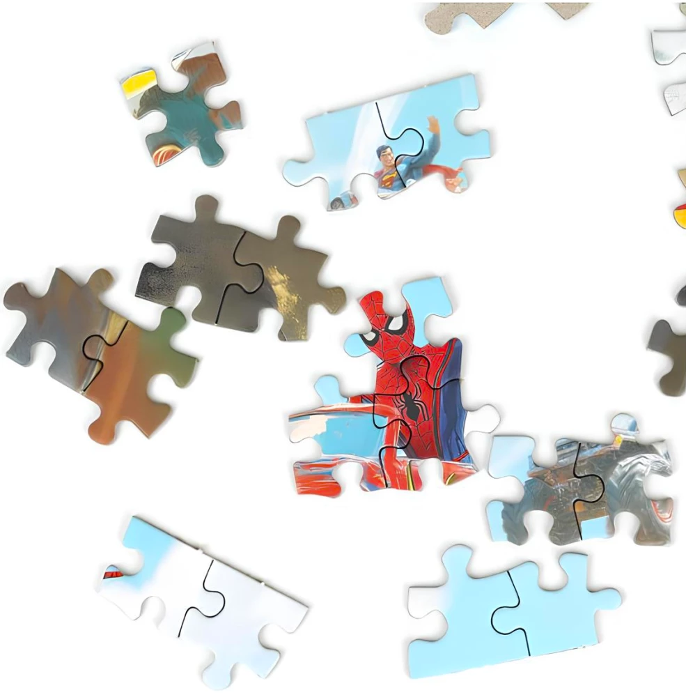 Superhelden und Megakary. Puzzles - Superhelden und Megakary, 260 Teile