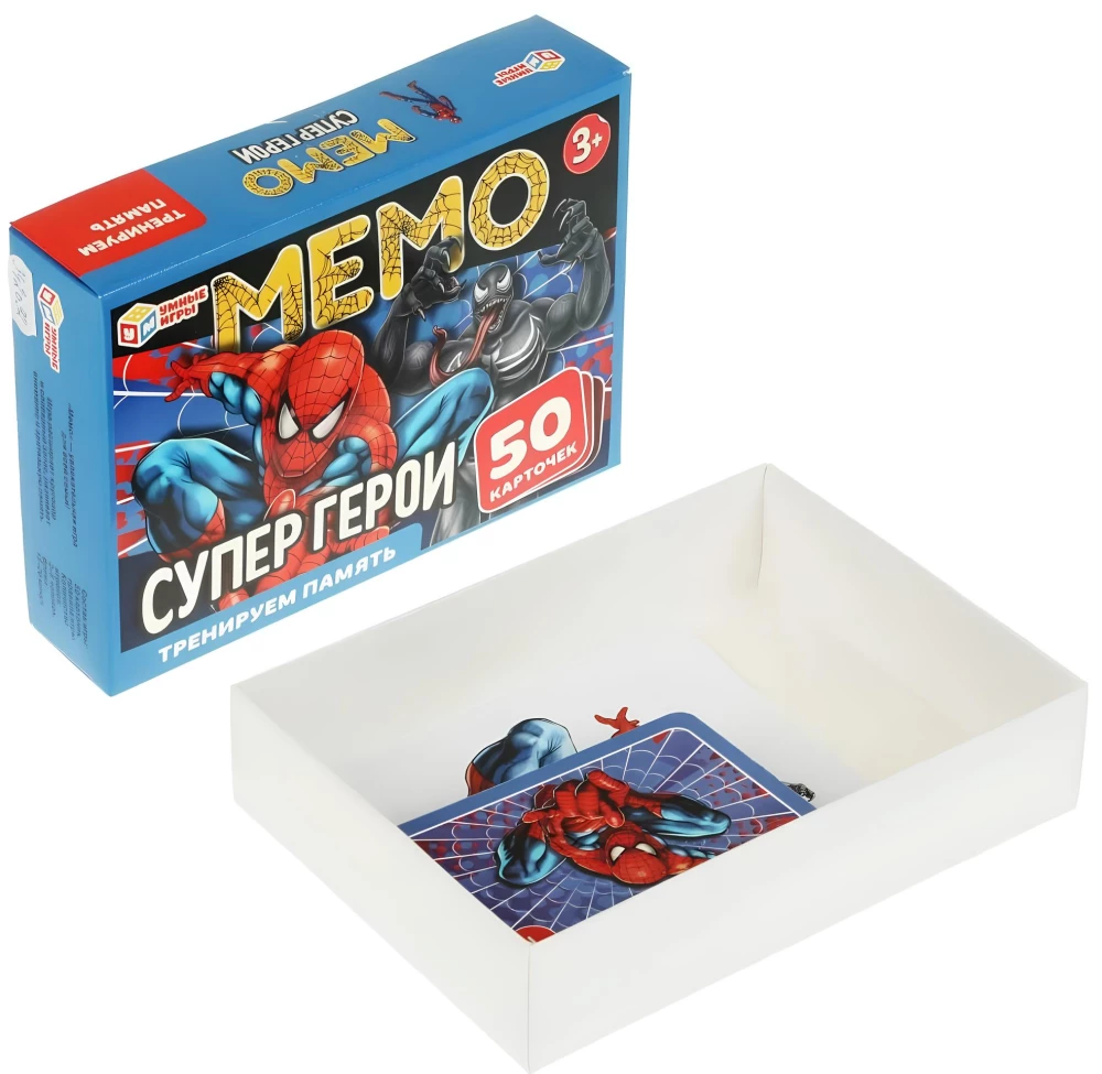 Gesellschaftsspiel - Memo. Superhelden