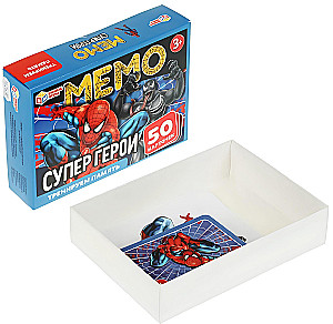 Gesellschaftsspiel - Memo. Superhelden