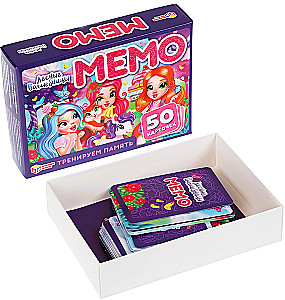 Настольная игра - Мемо. Лесные волшебницы
