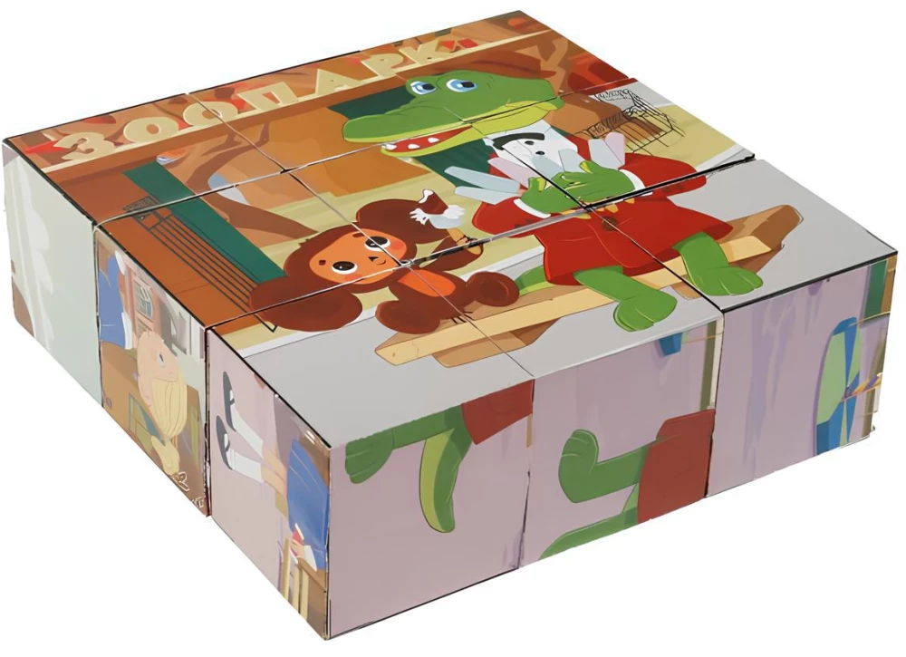 Tscheburashka. Set aus 9 Würfeln