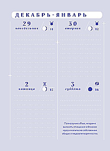 Horoskop für das Jahr 2026. Wassermann. Tageskalender (+ Mondkalender, Kalender für Finsternisse und rückläufige Planeten)