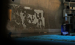 Gift Set of Shadow Theater - Magic Box - Bremen Musicians