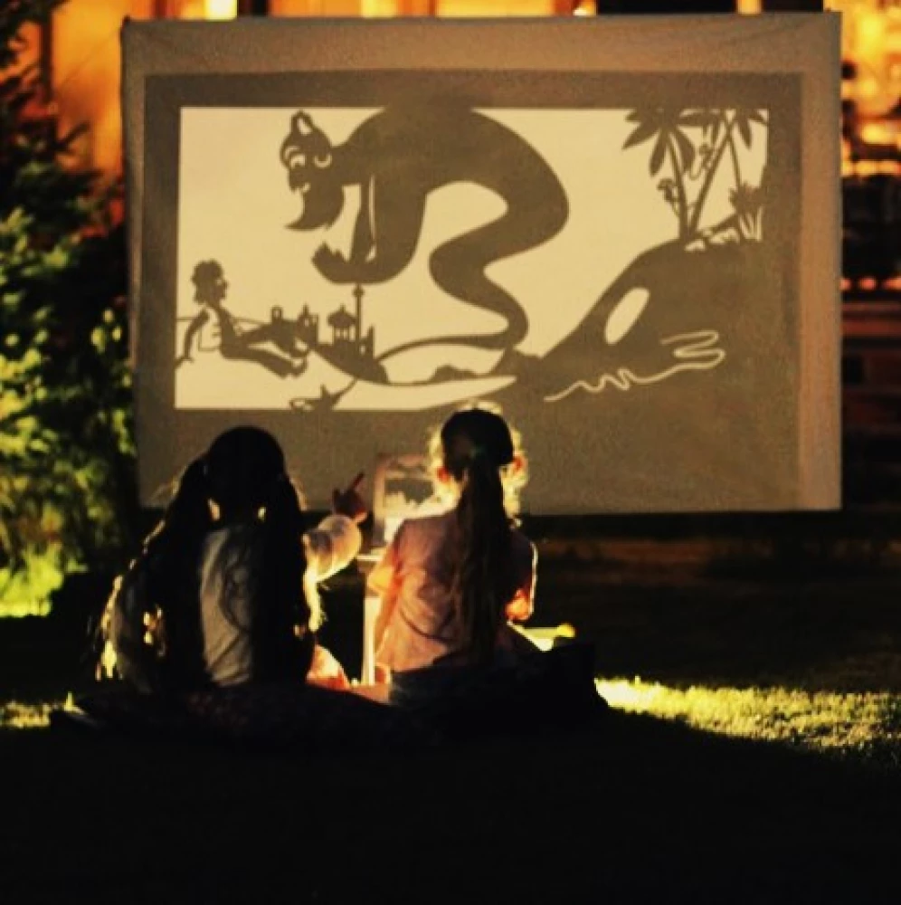 Gift set of shadow theater - Magic Box - The Magic Lamp of Aladdin