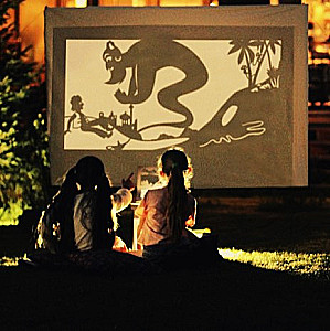 Gift set of shadow theater - Magic Box - The Magic Lamp of Aladdin