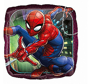 Фольгированный шар - Spiderman Animated, 46 см