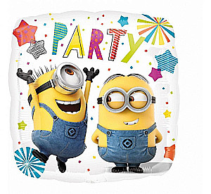 Фольгированный шар  -Minions Party, 46 см