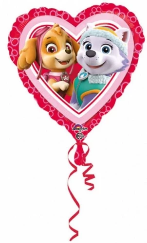 Fooliumkuul - Paw Patrol Love – Tüdruk, 46 cm