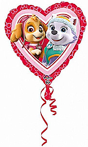 Фольгированный шар - Paw Patrol Love – Girl, 46 см