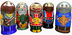 Matryoshka - Pasakos, 5 dalių, asortimentas