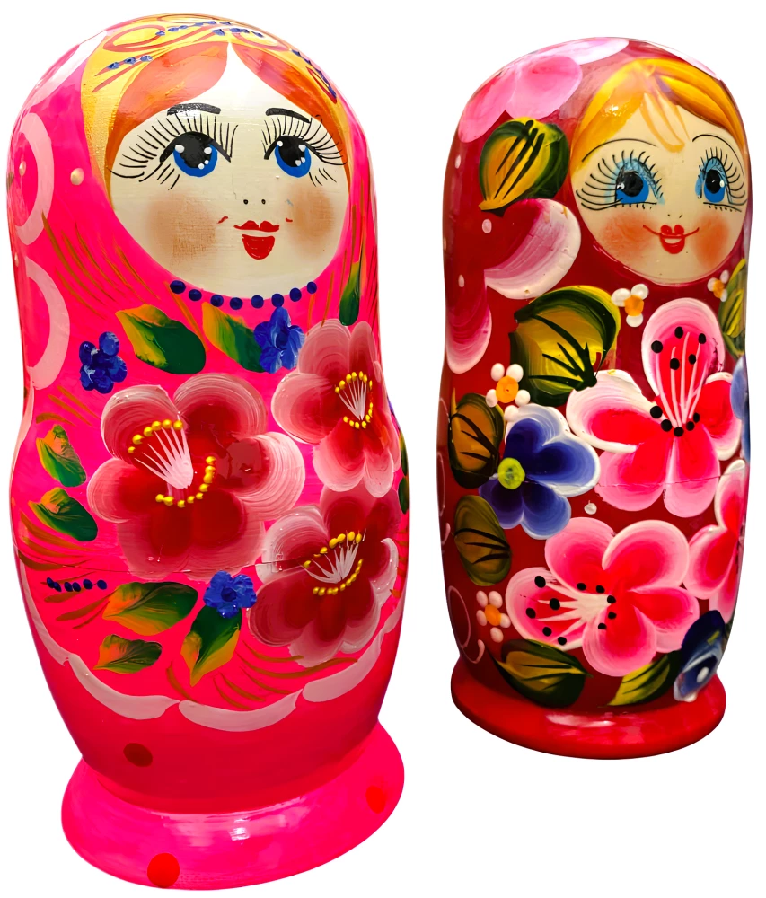 Matryoshka - Vjatkos Pasakų, 5 lėlės, asortimente