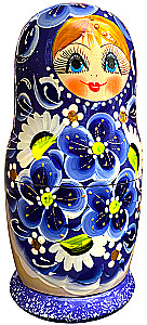 Matryoshka - Karališkas gėlė, 5 dalių, asortimente