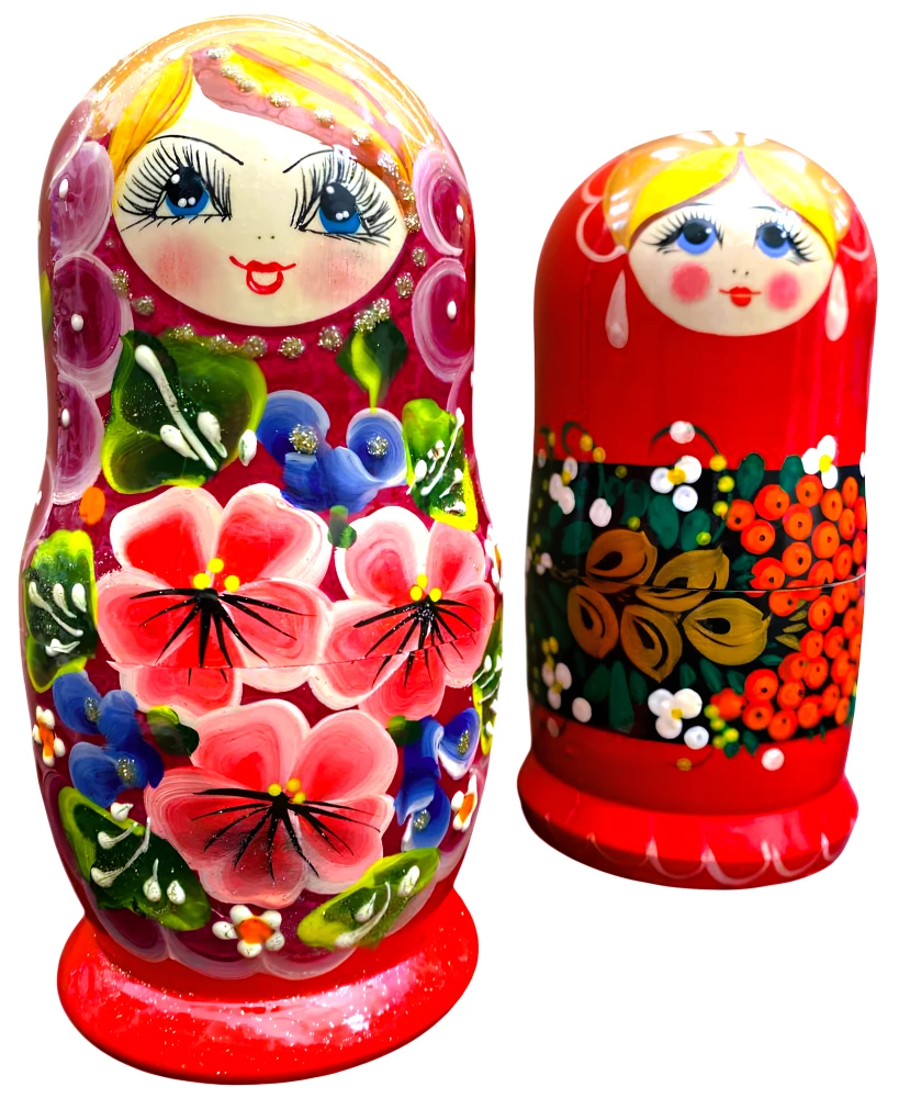 Matrioshka - Raudonoji Karalienė, 5 dalių, įvairūs pasirinkimai