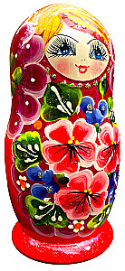 Matrioshka - Raudonoji Karalienė, 5 dalių, įvairūs pasirinkimai