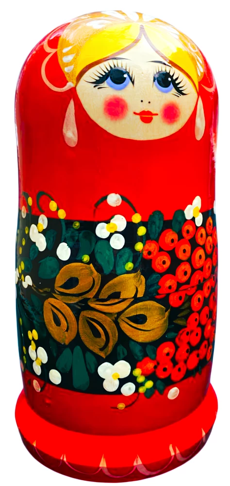 Matrioshka - Raudonoji Karalienė, 5 dalių, įvairūs pasirinkimai