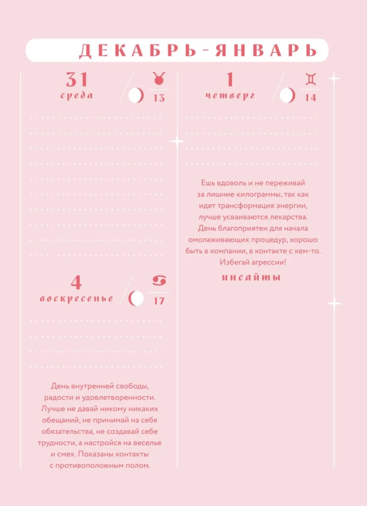 Horoskop für das Jahr 2026. Widder: Tageskalender