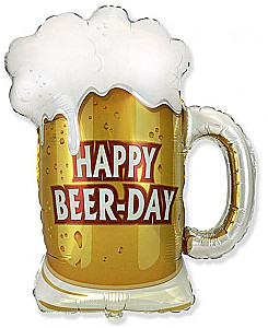 Фольгированный шар - Happy Beer-Day,