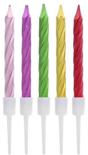 Žvakių rinkinys - Twister, 10 vnt.