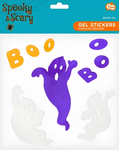 Zestaw naklejek na okna - Boo