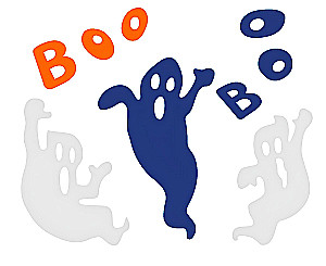 Fensteraufkleber - Boo