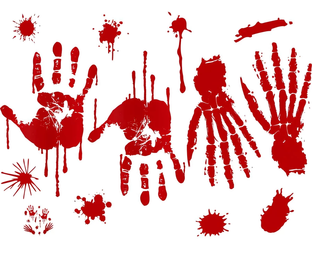 Akna kleebised - Bloody traces