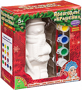 Creative Set - New Year Decorations. Snowman
