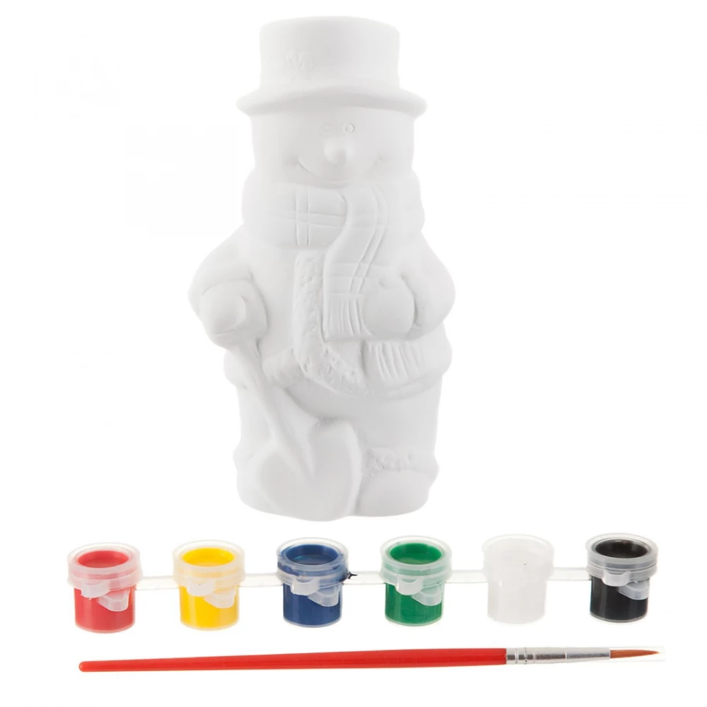 Creative Set - New Year Decorations. Snowman