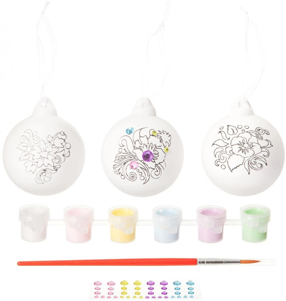 Creative Set - Christmas Ornaments with Rhinestones