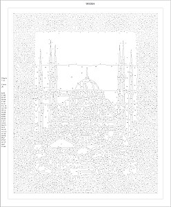 Paveikslas pagal numerius 40x50 cm - Mėlynoji mečetė. Stambulas