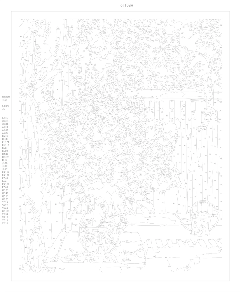 Numbrite maal 40x50 cm - Rõdul