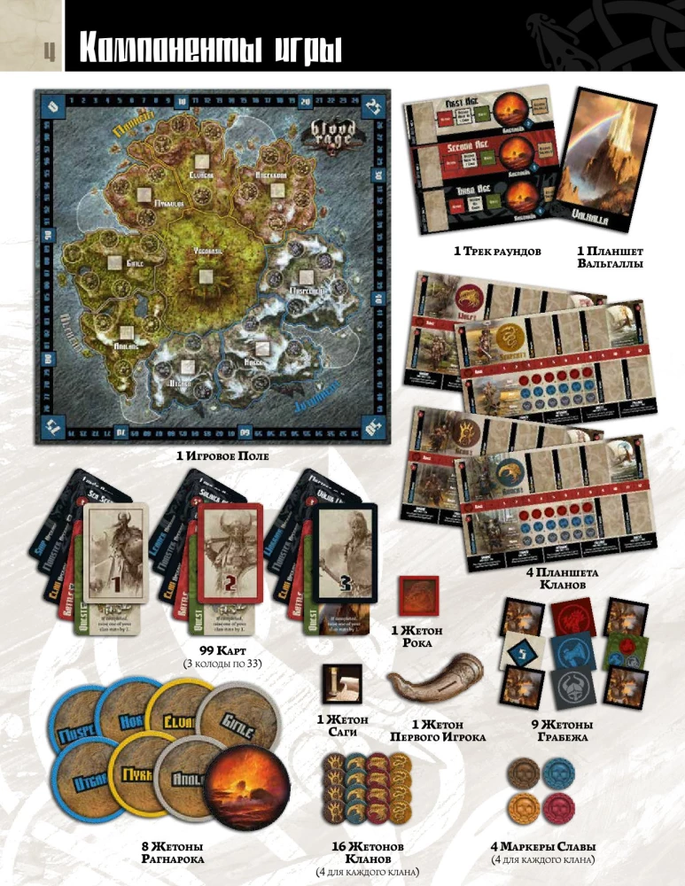 Board Game - Blood and Rage
