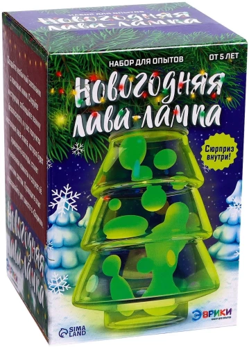 Eksperimentu komplekts - Ziemassvētku lava-lampa