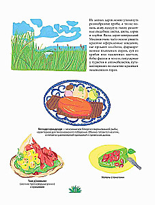 Mexikanische Küche in Illustrationen