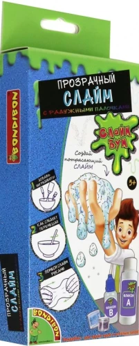 Prancūzų eksperimentai. Skaidrus slime su vaivorykštiniais pagaliukais