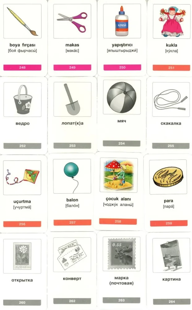 Thematic Cards. My First Turkish Words. 333 Cards for Memorization