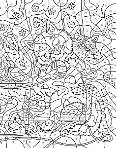 Seasons. Color by Numbers