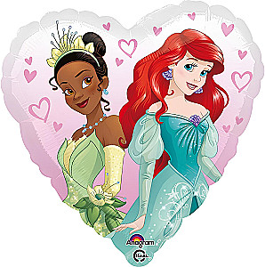 Фольгированный шар - Princesses heart