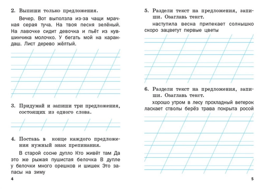 Тренажёр по русскому языку. 1 класс